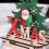Puzzle en bois 3D Père Noël Décoration de Noël 8