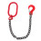 Construction Site Lifting Chains With Grab Sling Hook 1Pack 49.12X3.73X0.98in 4