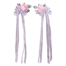 Bridal Flower Hairpin with Tassel for Wedding Party