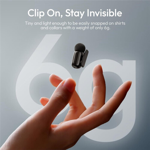 A200  Mic Wireless Lavalier Microphone Audio Video Recording Microphone for Live-Streaming Vlog A 1