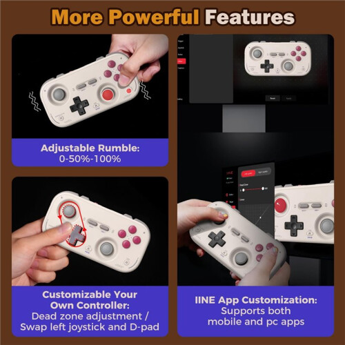 Pocket Retro Game Controller for Switch2/PC/IOS/Android with Hall Joysticks  Portable Gamepad B 1
