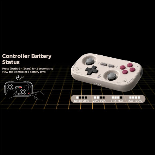 Pocket Retro Game Controller for Switch2/PC/IOS/Android with Hall Joysticks  Portable Gamepad B 2