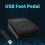 Ποδοποδήλατο, διακόπτης USB, διακόπτης Midi, πετάλι, πετάλι Midi, διακόπτης USB, Buzhi Hxber 4