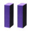 opvise2Pcs μπλοκ βαφής νυχιών πολλαπλών όψεων αντιτριβικό συμπαγές μπάφερ μανικιούρ 2