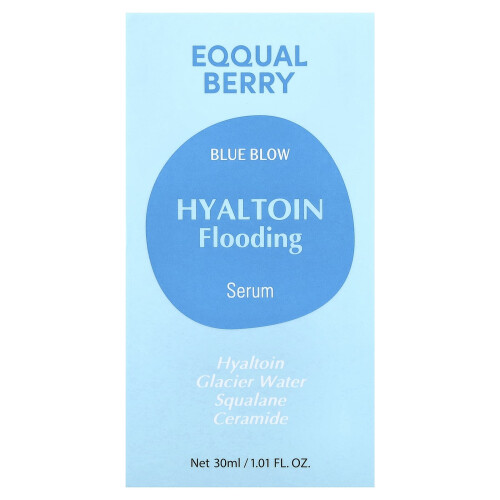 EQQUALBERRY, Μπλε Μπλόου, Hyaltoin Ροή Σερουμ, 1.01 fl oz (30 ml) 1