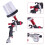 Professional HVLP Gravity Feed Spray Gun 1.3mm Nozzle with 600ML Disposable Paint Cup 2