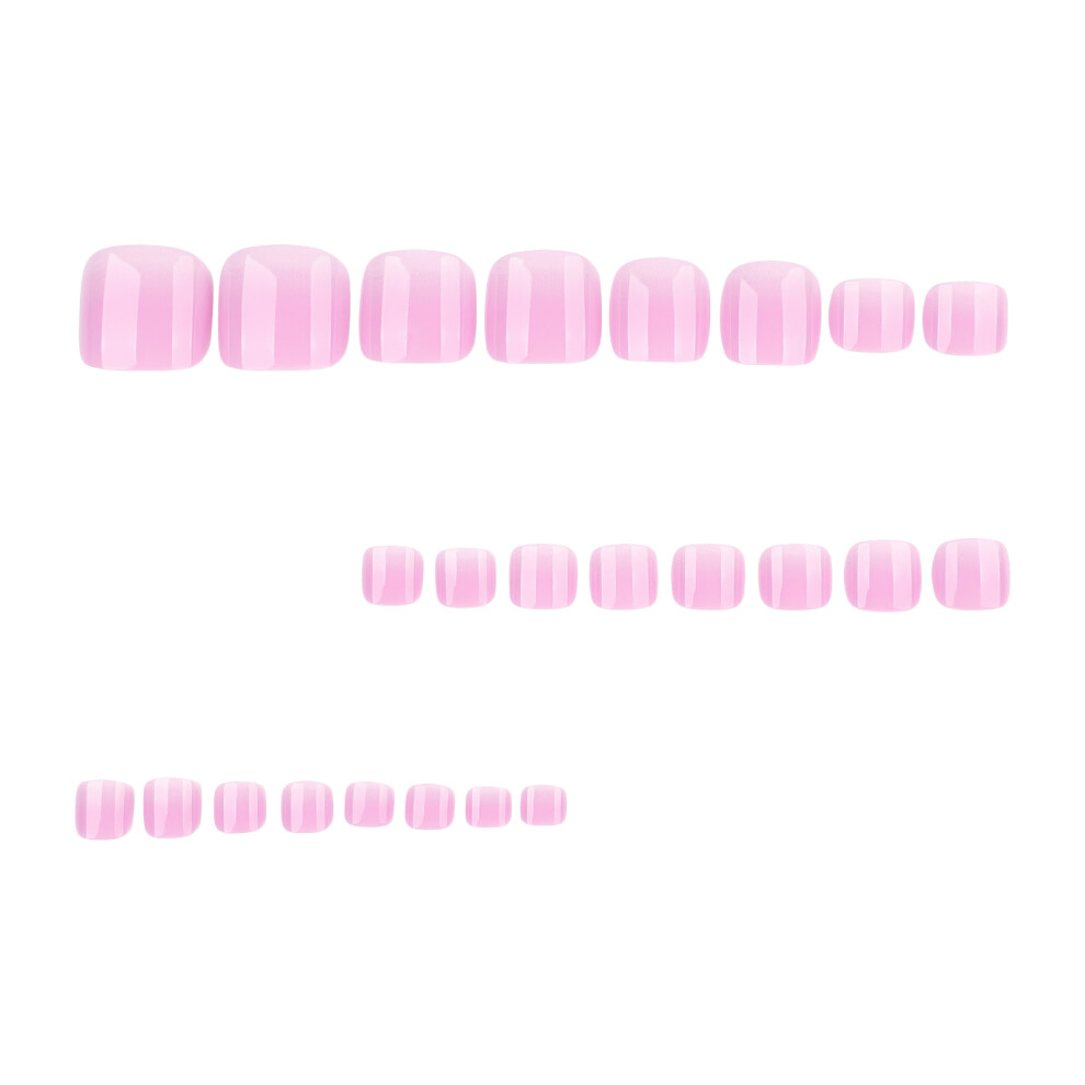 Dachuang Beauty Gradient Fake Toenails - Zero Pressure Design