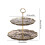 Dessert Stand Plastic Transparent 2-Tier 1 PC 3