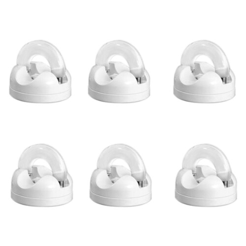 Magnetic Cable Organizer Clips - Rotatable Fixer for Desktop Data & Charging Cables, 6 Packs