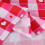 Red & White Heart Pattern Polyester Tablecloth 60 x 120 in 4