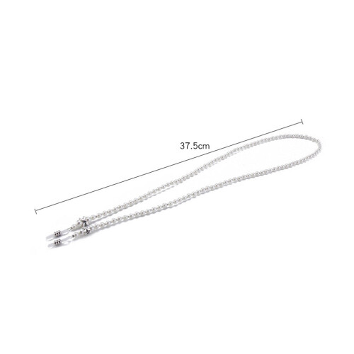 Spectacles Chain White Beaded 2Pack 11.8 x 0.4 x 0.2in 1