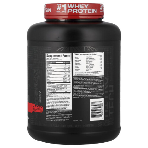 Muscletech Μιούσουλ Τεχν, NitroTech, Whey Πεπτίδια, Γάλα Καραμέλα, 4 lbs (1.81 kg) 1