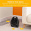 Abode 2000W Electric Fan Heater with Adjustable Thermostat Black 6