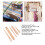 5Pcs Wood Hand Loom Stick Set Beechwood DIY Tools 5