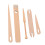 5Pcs Wood Hand Loom Stick Set Beechwood DIY Tools 12