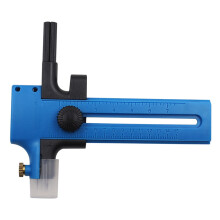 (Blue trumpet round track knife) Precision Adjustable Circle Cutter for Paper Craft