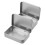 2pcs Rectangle Tinplate Storage Boxes With Hinged Lid Rectangular Metal Tin Boxes Tinplate Candy Cans Rectangular Metal Tin Box 2