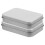 2pcs Rectangle Tinplate Storage Boxes With Hinged Lid Rectangular Metal Tin Boxes Tinplate Candy Cans Rectangular Metal Tin Box 5