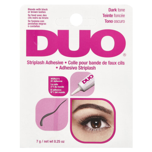 DUO, Striplash Κολλούδιο, Σκοτεινό, 0.25 oz (7 g) 1