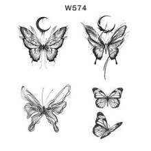 Sexy Black Butterfly Temporary Tattoos - 50 Char
