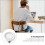 USB-bekerwarmer, wit, compact verwarmingskussen, 1 stuk 7