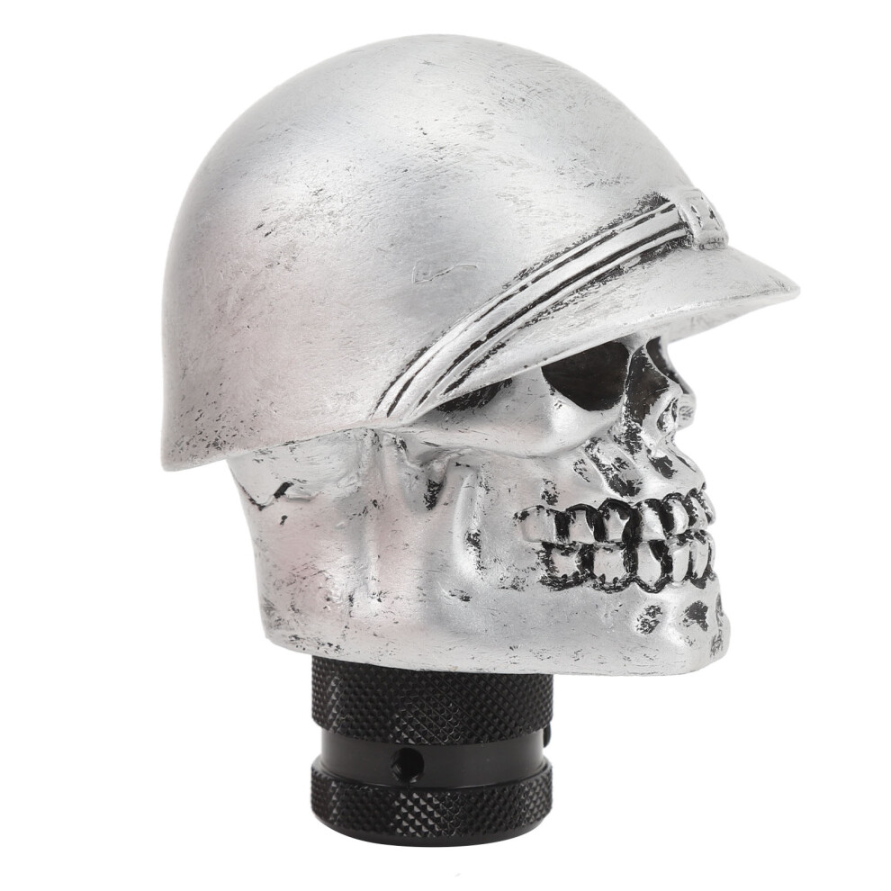 Skull Resin Shift Knob For Cars, 8Mm/10Mm/12Mm Adapters, Fits Manual & Auto Transmissions 9481384863046