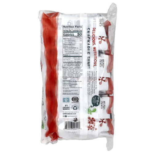 gimMe, Ροαστέρι Θάλασσα Σνακς, Chili Lime, 6 Pack, 0.17 oz (5 g) Each 1