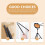 Carbon Fiber Drum Sticks Professional 1 Pair 8