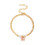 Boho Beaded Adjustable Ankle Bracelet - White 1
