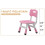 Παιδικές καρέκλες 2 τεμαχίων, 3 καρέκλες ρυθμιζόμενου ύψους, στιβαρές και 6