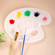 Oil Painting Palette Plastic White Tray
