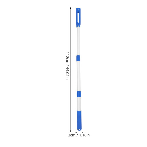 Pool Handle Telescoping Heavy Duty Aluminum Telescopic Swimming Pole Blue 1