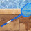 Pool Handle Telescoping Heavy Duty Aluminum Telescopic Swimming Pole Blue 8