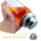 KALLORY2 τεμάχια καπάκι σέικερ Mason Jar Shaker Silver στρογγυλό για διανομή μπαχαρικών 11,8X11,8X1,6 3