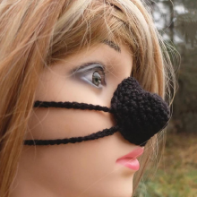2pcs Handmades Woolen Nose Protector Breathable Comfy Warm Nose Cover for Outdoor Activities