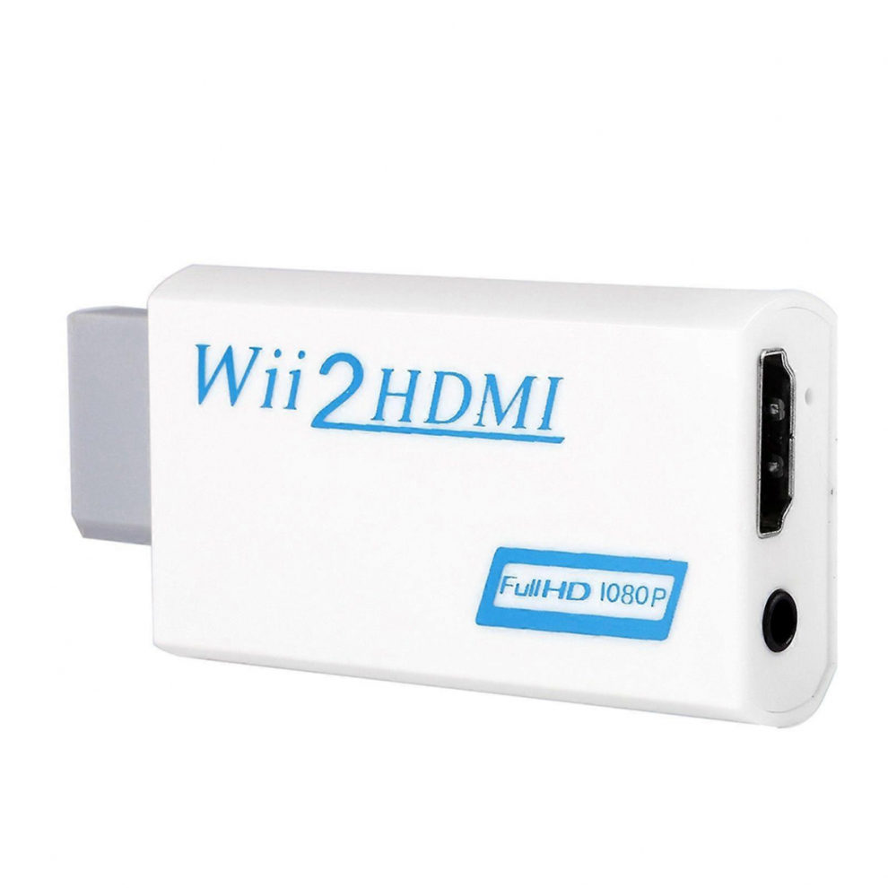 For Wii To Hdmi 720P/1080P Upscaling Converter Adapter 3.5Mm Audio Video Output 9408048456161