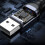Κοντό καλώδιο USB C, καλώδιο USB A σε USB C 3 τεμαχίων, καλώδιο φόρτισης USB A 1 ποδιού, 3