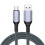 Κοντό καλώδιο USB C, καλώδιο USB A σε USB C 3 τεμαχίων, καλώδιο φόρτισης USB A 1 ποδιού, 7