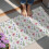 Χαλί πόρτας Pioneer με floral print, πλενόμενο αντιολισθητικό χαλάκι εσωτερικού χώρου, 4