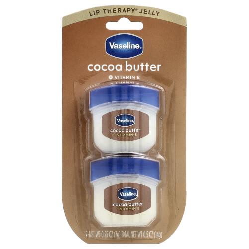 Vaseline Vaseline, Lipoterapi, Kakao, 2 Pack, 0,25 oz (7 g) Varje 1