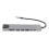 Type-C Hub 8in1 4K 87W PD Silber Aluminium 2