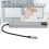 Type-C Hub 8in1 4K 87W PD Silber Aluminium 4