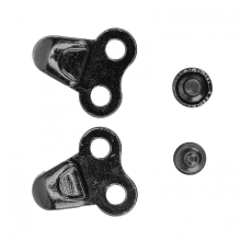 20Set Alloy Boot Lace Hooks Lace Fittings with Rivets for Repair/Camp/Hike/Climb Accessories(#8