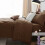 Σετ παπλωμάτων Queen-Size Brown – Κρεβάτι 7 τεμαχίων σε τσάντα, Πολυτελές μαλακό σετ για 4