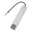 Type-C Hub 8in1 4K 87W PD Silber Aluminium 14