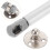 FRCOLOR2Pcs Υδραυλικός μεντεσές στήριξης πόρτας ντουλαπιού Πνευματικός ελατηριωτός 3