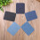Set di 20 toppe termoadesive in denim per riparare i jeans. 5