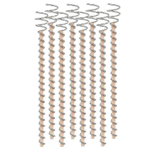 8-delige set elektrocultuurantennes voor tuinieren - Zuiver koperdraad en pinnen (30 cm)