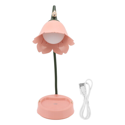 3W LED Touch Desk Lamp – Petal Design, 3Light Modes, USB