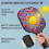 Σετ κουπιών Pickleball με κουπιά από fiberglass σε σχέδια λουλουδιών, 2 μπάλες και τσάντα – 2